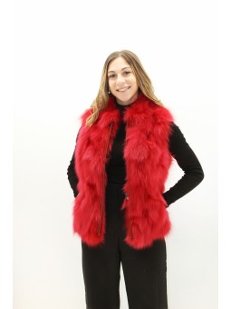 LENA Gilet renard Red Love
