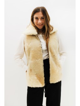 LUCHON Gilet en peau...