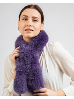 Echarpe-Boa renard Very Peri