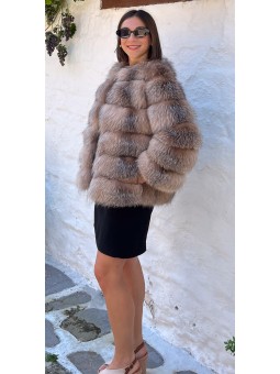 DORA veste renard crystal